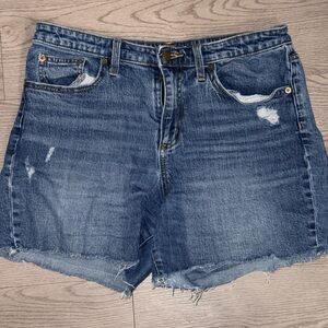 Universal Thread Blue Distressed Denim Shorts